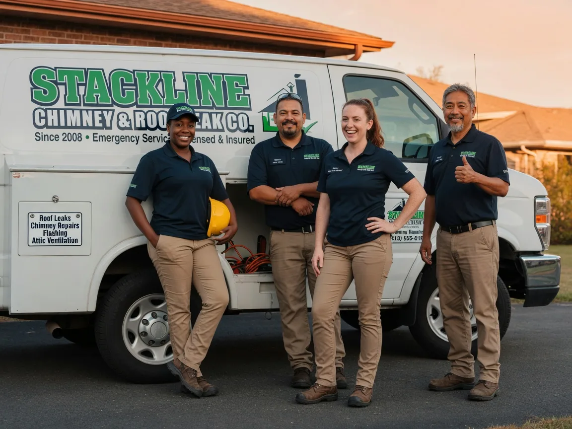 Chimney flashing repair company in Ferney, SD